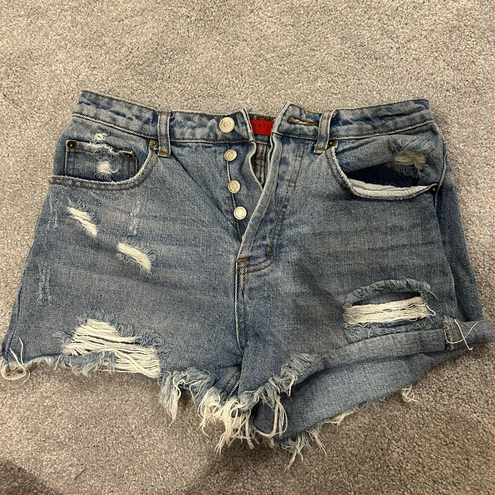 lightly used jean shorts